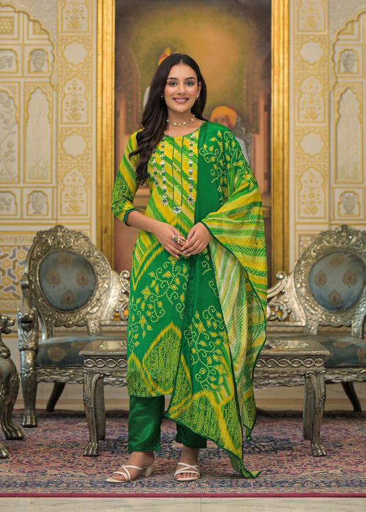 Kurta set Pure Crep 3 piece suit