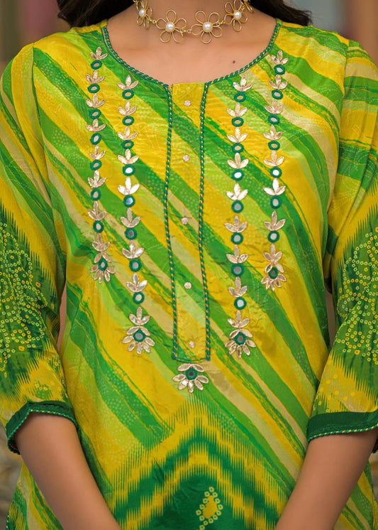 Kurta set Pure Crep 3 piece suit