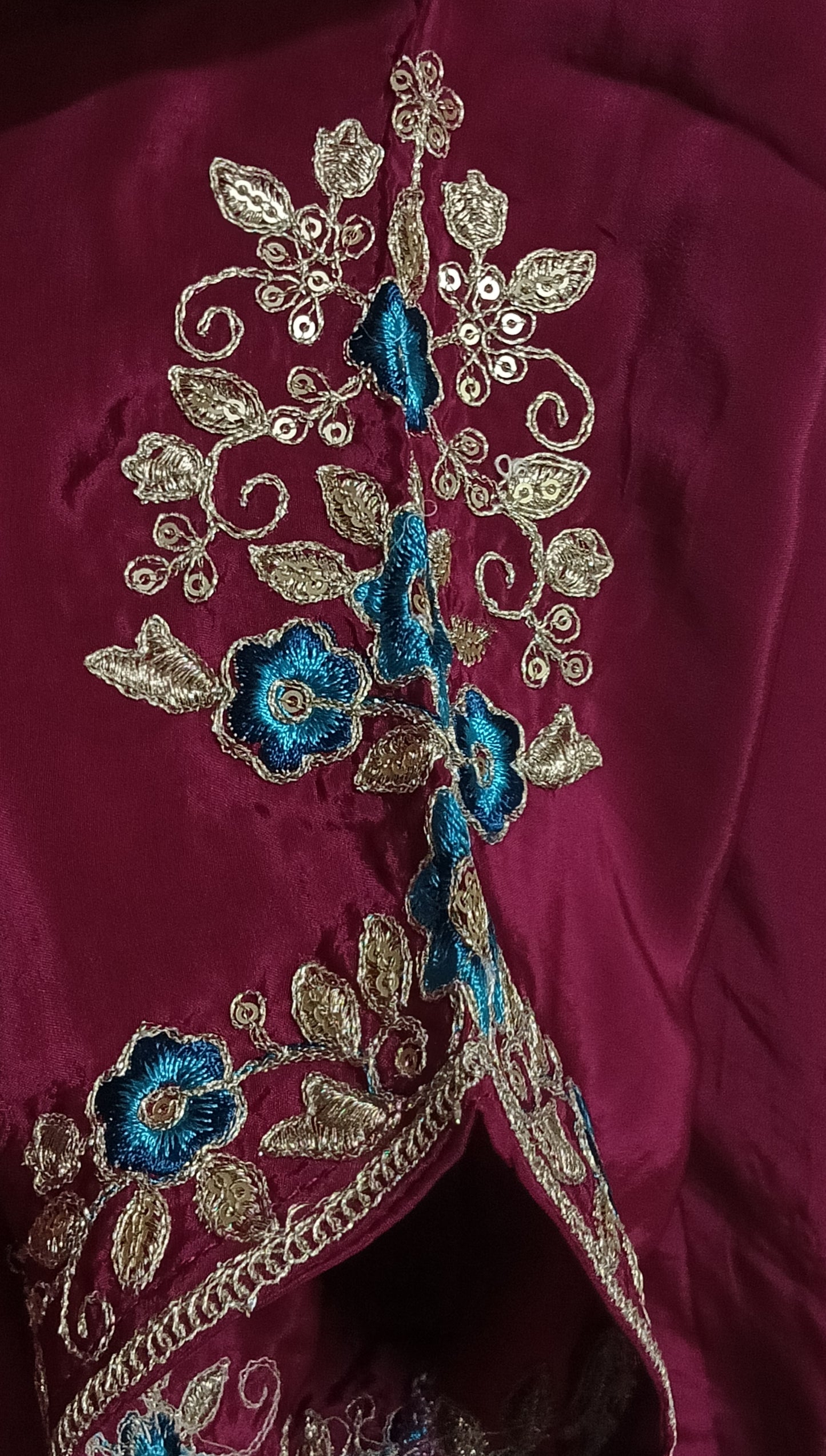 Karwa chauth special Kurta Sharara With Dupatta In Pure Premium Crape Silk Three piece Suit