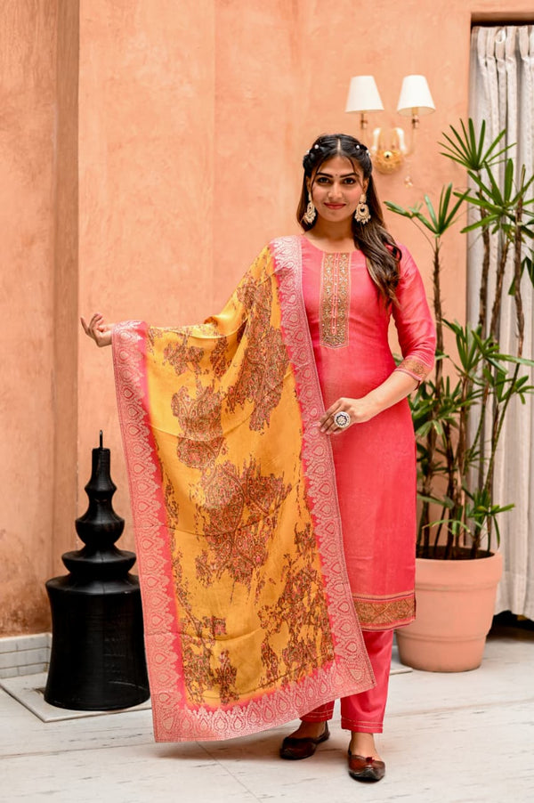 Simmer Tissue 3 Piece Suit