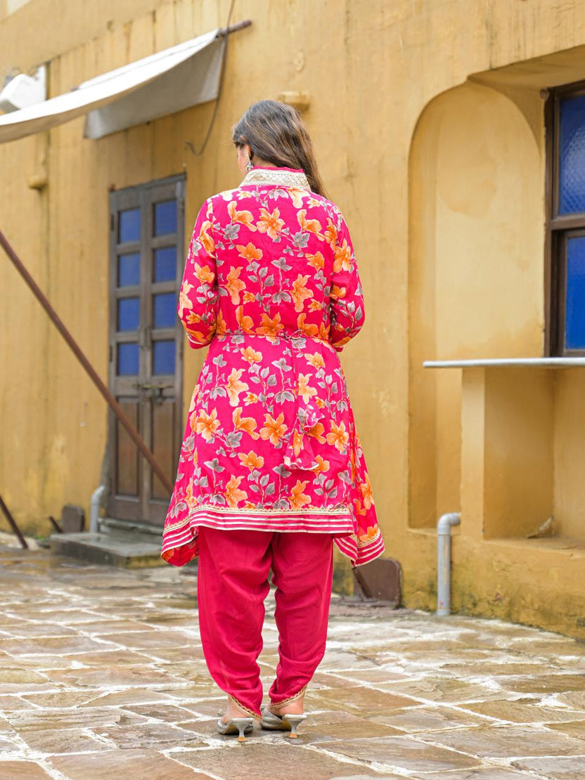 Pure Chinon Hot Pink 3 Piece Suit