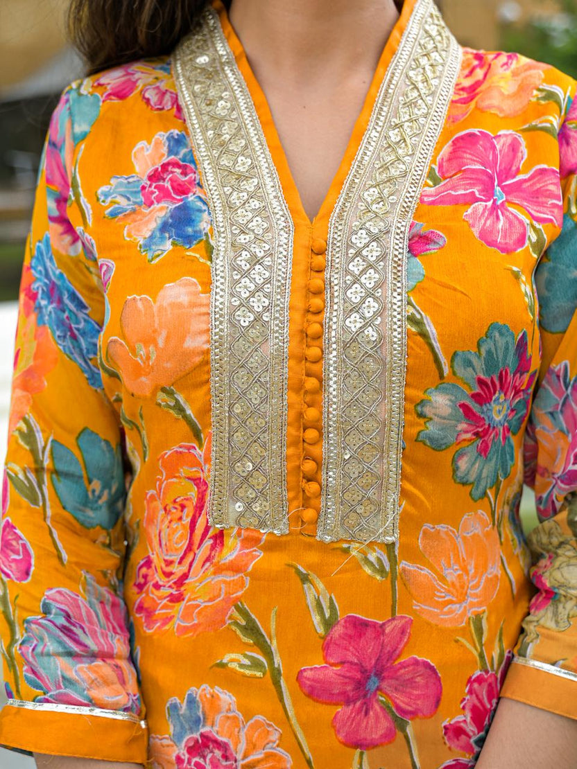 Pure Chinon mustard yellow 3 Piece Suit