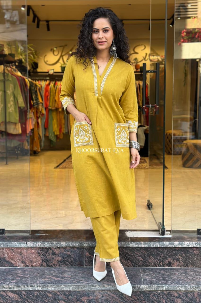 Premium Cotton Kurta Pant Set