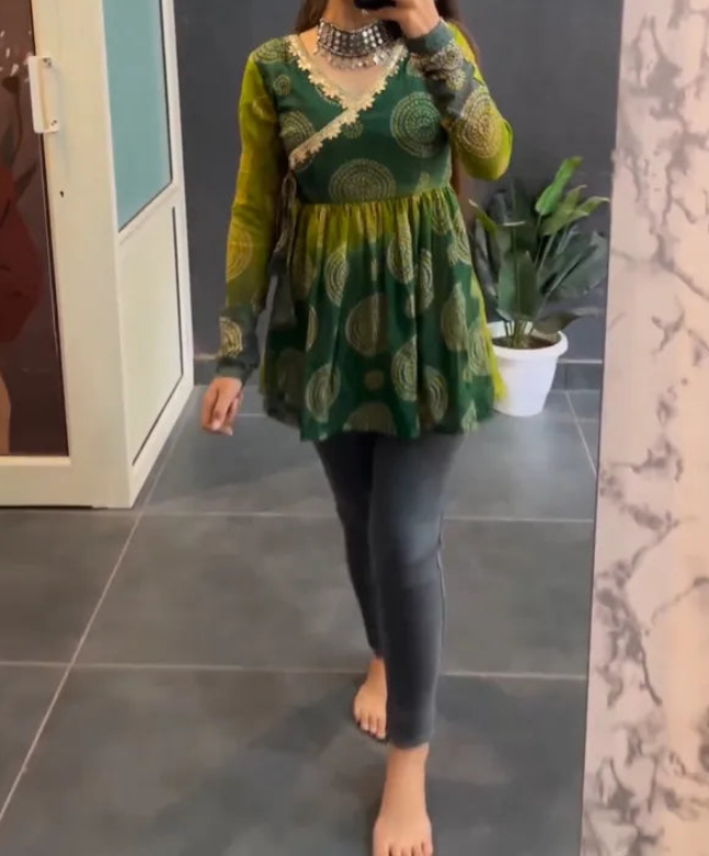 Navratri Special Bandhej Tops