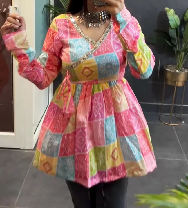 Navratri Special Bandhej Tops