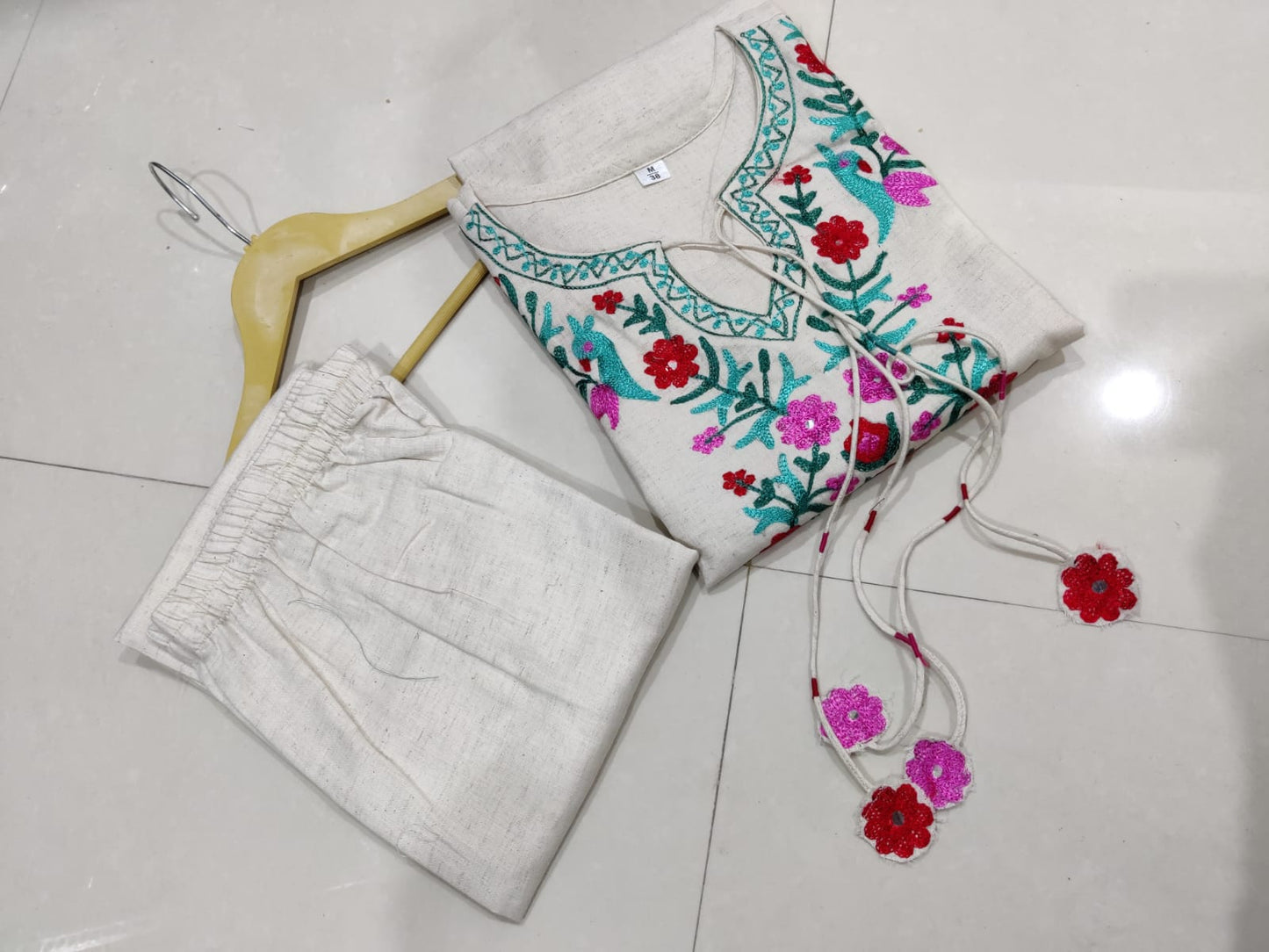 Khadi handloom cotton 2 Piece Suit