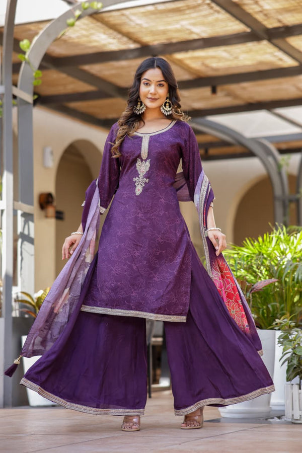 Pure Butter Muslin 3-piece Suit