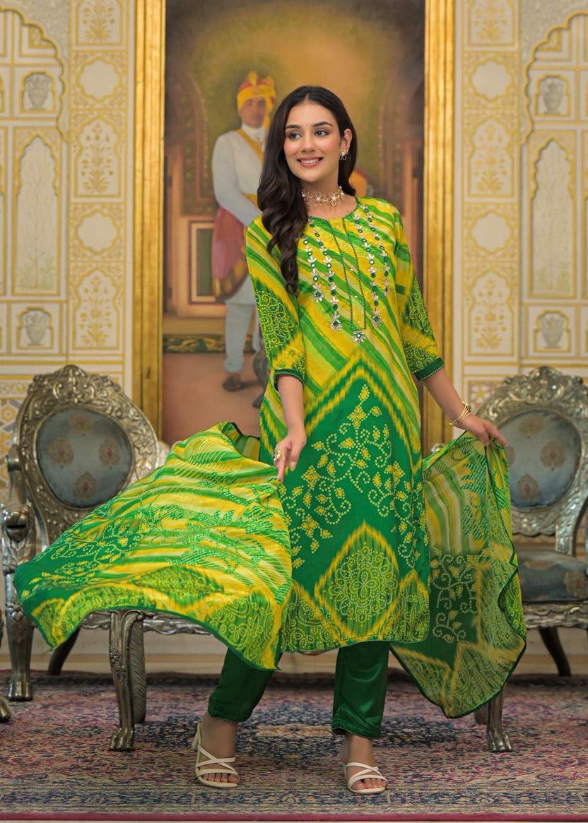 Kurta set Pure Crep 3 piece suit