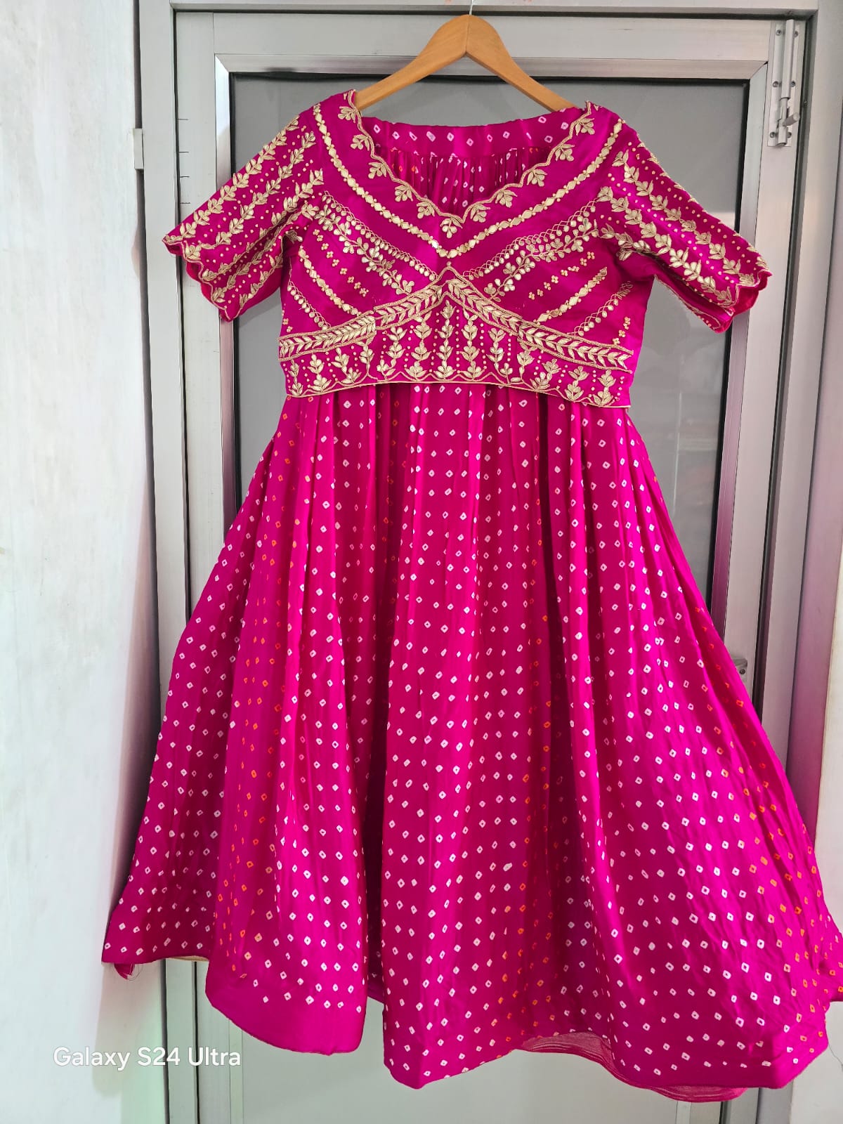 Pure gajji silk lehenga blouse dupatta