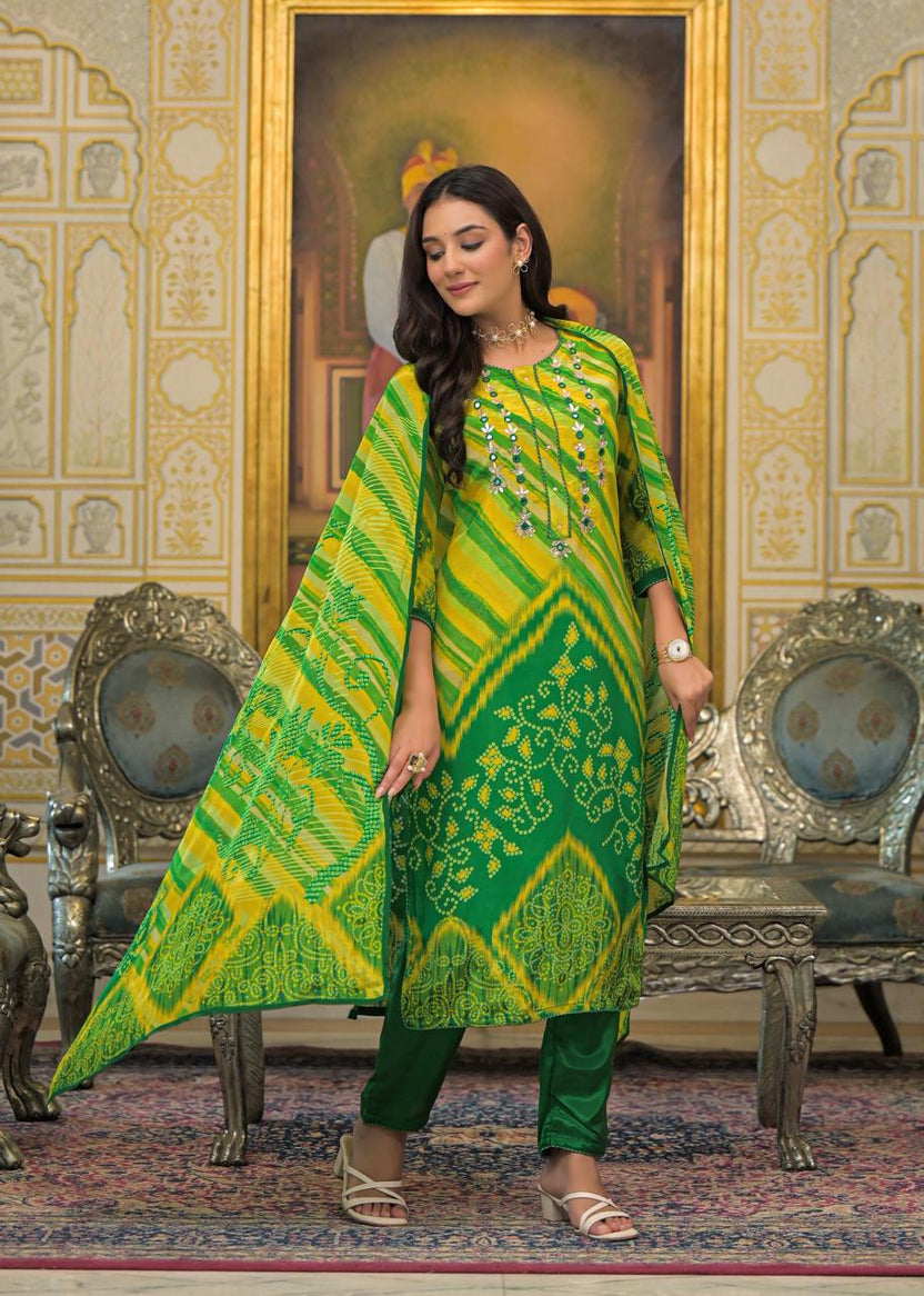 Kurta set Pure Crep 3 piece suit