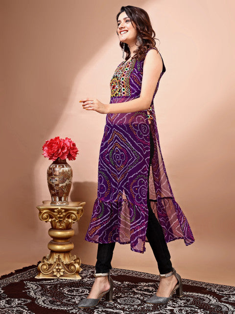 Pure Georgette Navratri Special Kurti