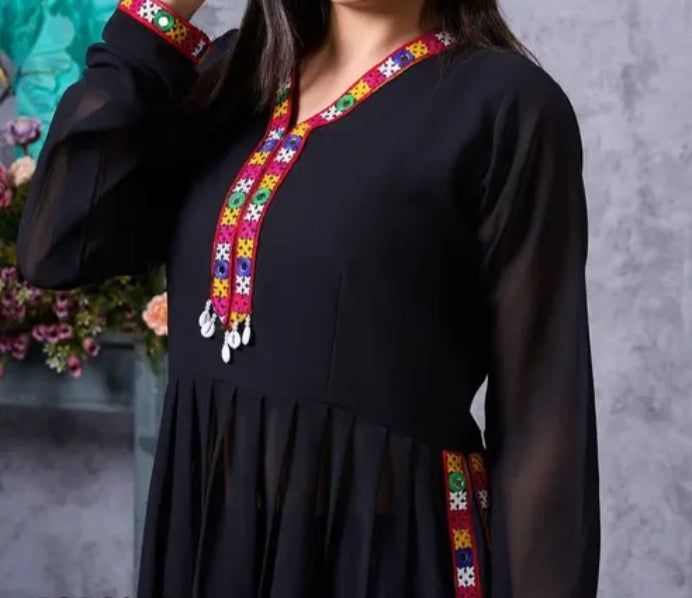 Pure Georgette Navratri Special Kurti