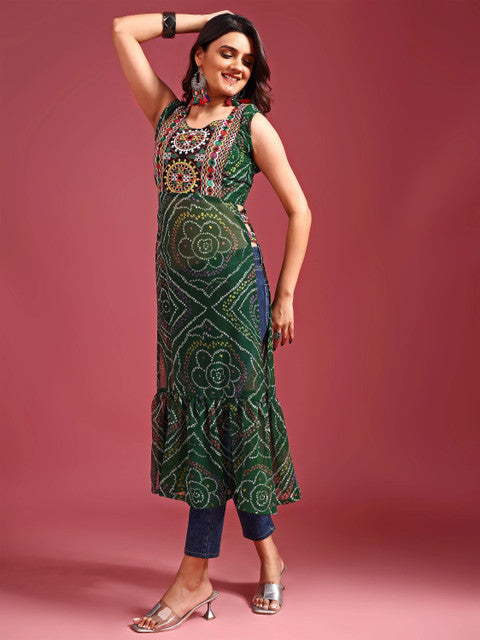 Pure Georgette Navratri Special Kurti