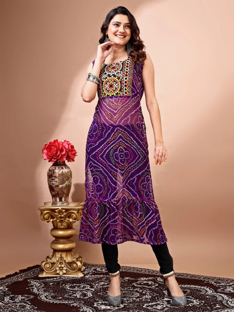 Pure Georgette Navratri Special Kurti