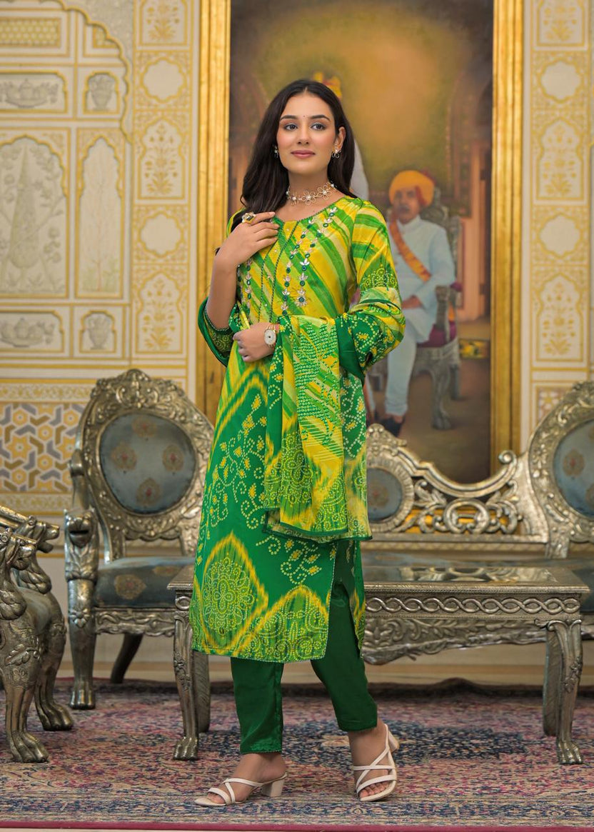 Kurta set Pure Crep 3 piece suit