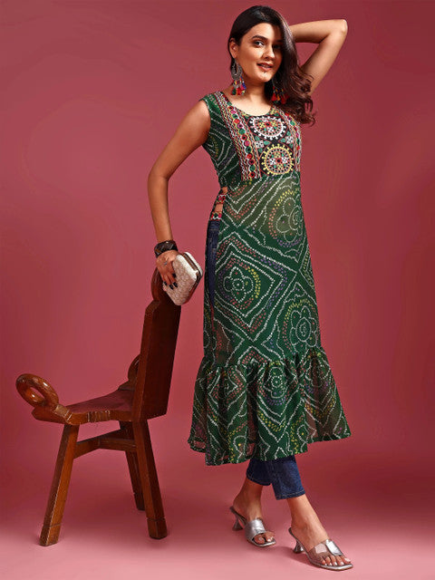 Pure Georgette Navratri Special Kurti