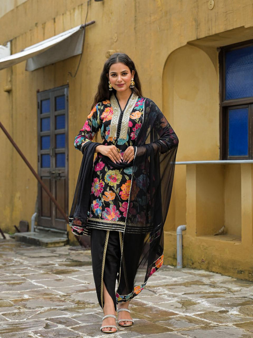 Pure Chinon black 3 Piece Suit