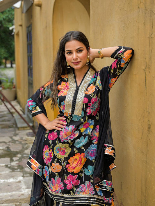 Pure Chinon black 3 Piece Suit