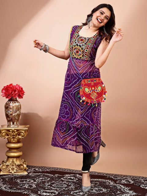 Pure Georgette Navratri Special Kurti