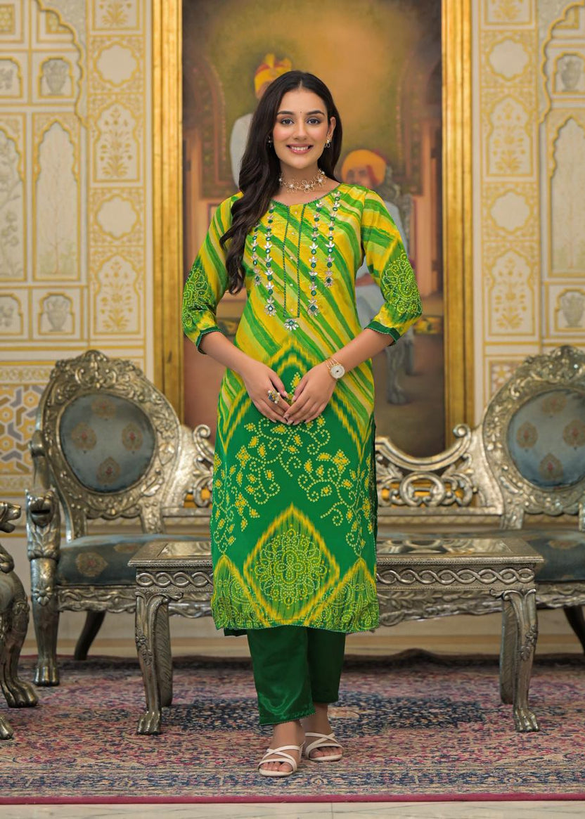 Kurta set Pure Crep 3 piece suit