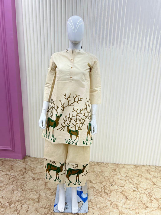 Khadi Cotton co-ord set