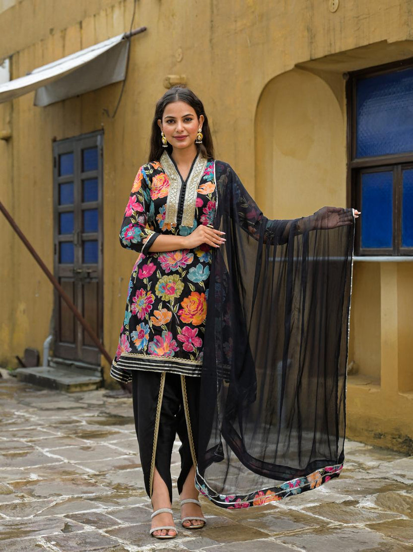 Pure Chinon black 3 Piece Suit