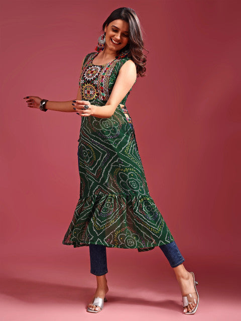 Pure Georgette Navratri Special Kurti