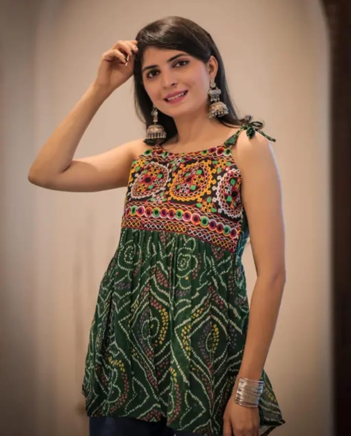 Pure Georgette Navratri Special Kurti