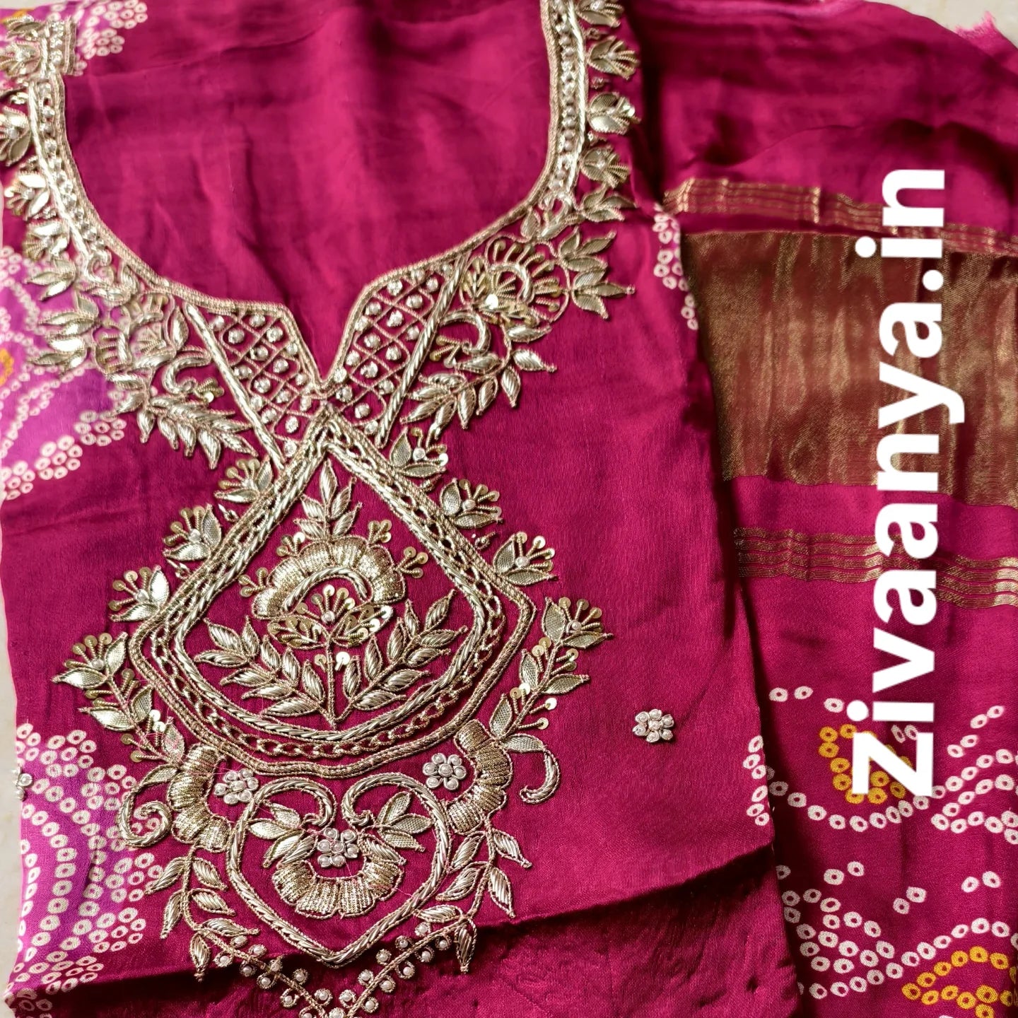 Premium Pure Gajji Suit Materials