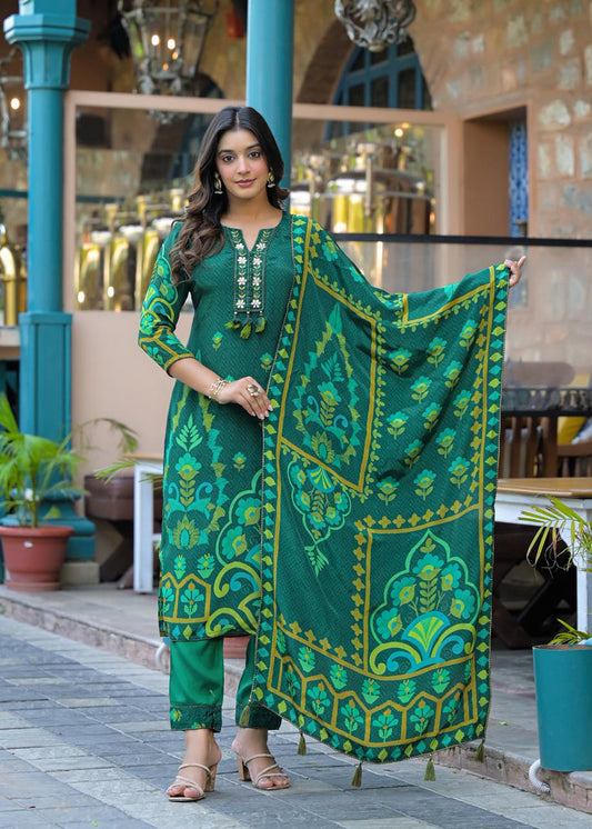 Kurta set Premium Pure Crep 3 piece suit